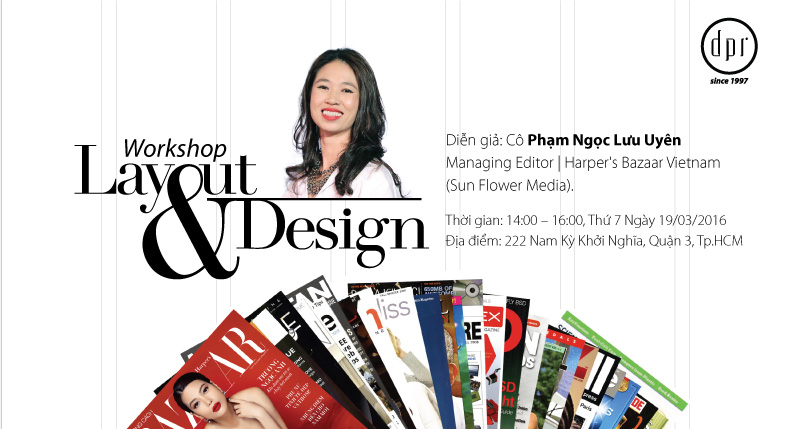 WORKSHOP “LAYOUT & DESIGN”- 19/03/16